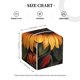 thumbnail image 4 of Balery Sunflower Floral Butterfly Porta Pañuelos de Cuero con Estampado – Funda Moderna Cuadrada para Caja de Pañuelos, Dispensador 5x5x5'', 4 of 7