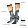 thumbnail image 4 of Naloa Forest Lake White Horse Thigh High Socks Extra Long Stretchy Sock Women Over Knee High Opaque Stocking Daily Wear, 4 of 6