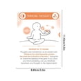 thumbnail image 2 of BEST 100 Mindful Prompts for Self Care & Stress Relief | Cards to Reduce Anxiety & Increase Relaxation | Perfect Mindfulness Gift | Beyond Positive Affirmations | Meditations For Kids, 2 of 2