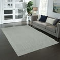 thumbnail image 2 of Mainstays Dylan Solid Diamond Olefin Pewter Gray Indoor Area Rug Set, 3 Piece, 2 of 8