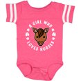 thumbnail image 3 of Inktastic A Girl Who Loves Horses Boys or Girls Baby Bodysuit, 3 of 5