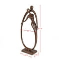 thumbnail image 2 of Danya B. Circle of Love Bronze Abstract Sculpture Statue, 2 of 7
