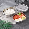 thumbnail image 2 of Boîte à Lunch Lourde, Double Couche en Acier Inoxydable Boîte à Lunch Bento Récipient Alimentaire Pique-Nique de Voyage en Plein Air, 2 of 8