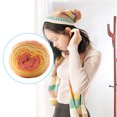 thumbnail image 4 of Langgg 5-strand Yarn Sweater Scarf Knitting Thread Handcraft Sewing Braiding Cotton Yarn DIY Accessory, Type 7, 4 of 6