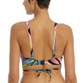 thumbnail image 3 of Freya Desert Disco Super Plunge Underwire Bikini Top (204727),36F,Multi, 3 of 5