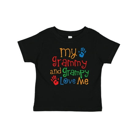 

Inktastic My Grammy and Grampy Love Me Boys or Girls Baby T-Shirt