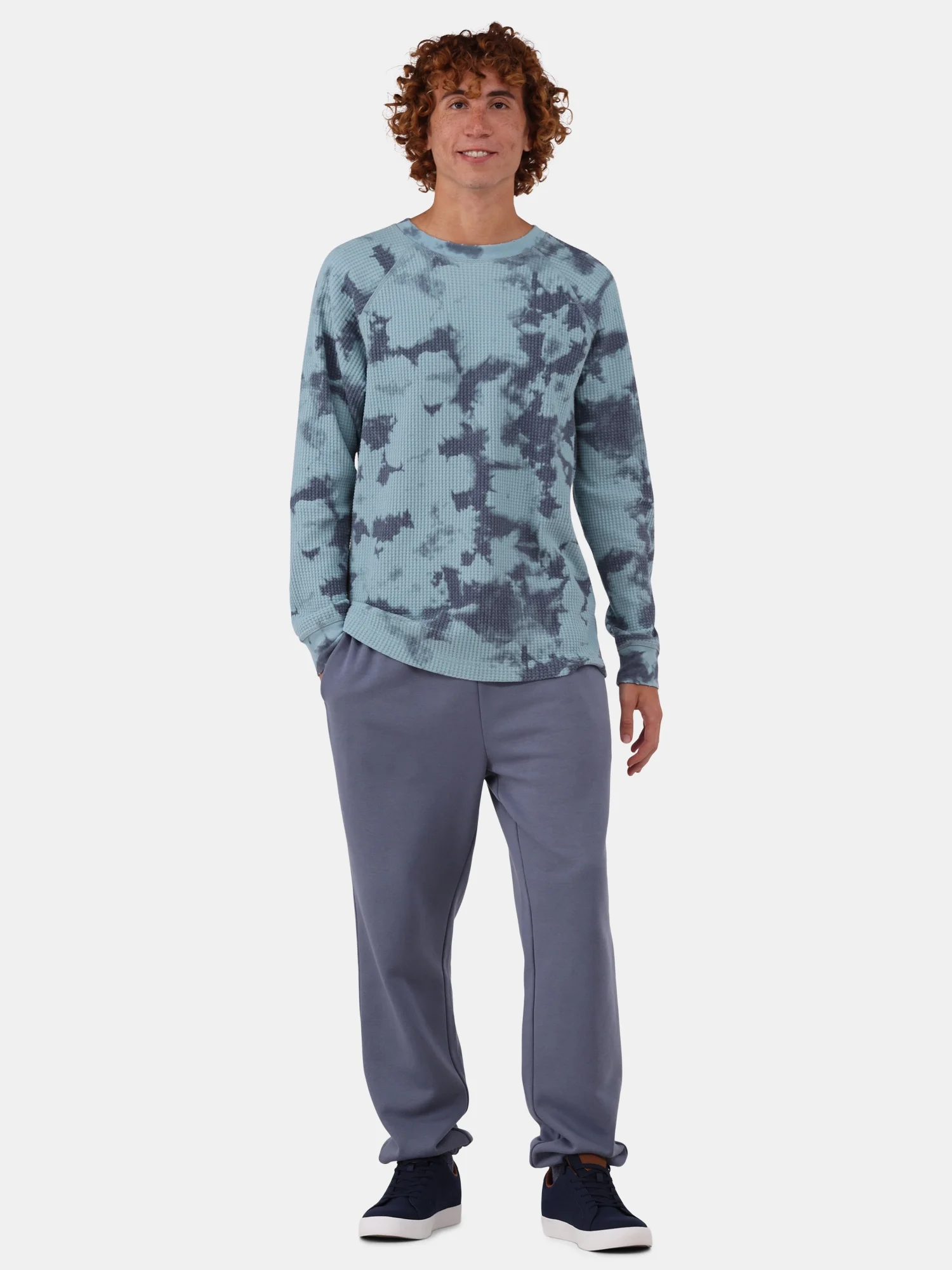 No Boundaries Men's & Big Men's Raglan Sleeve Thermal Shirt, Sizes XS-5XL