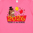thumbnail image 4 of Inktastic 2026 Year of the Horse Cute Horse Boys or Girls Baby T-Shirt, 4 of 5