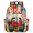 Black, variant on Colorful Mexican Stripes Backpack for Adults, Breathable Adjustable Strap Casual Daypack, Lightweight Stripes Work Laptop Backpack