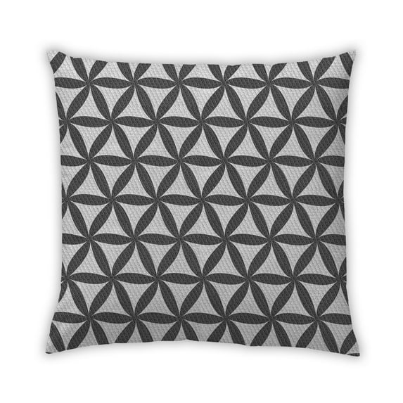 Ahgly Company Outdoor Square Contemporary Throw Pillow, 18 inch by 18 inch