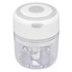 thumbnail image 1 of Picadora de Ajo Eléctrica, Mini Picadore de Verduras Portátil de 250 ml, Triturador de Ajo Recargable Por USB, Picadore de Cebolla Con Cuchilla de Acero inoxidable, 1 of 7
