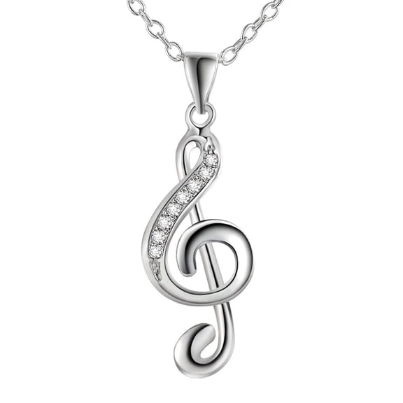 Daolelai Musical Note Pendant Necklace