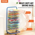 thumbnail image 2 of Art Drying Rack 25 Removable Shelves Paint Drying Rack With Wheels Blue, 2 of 6