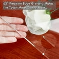 thumbnail image 3 of Upgraded Version Diameter 52 Inches Unshrinkable Round Clear Table Cover, 1.5mm Thick Waterproof Oil Proof Plastic Tablecloth Protector Circle Table Pad for Dining Room Table Conference Table, 3 of 5