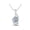 Silver, variant on 5x3mm Oval Opal Minimalist Solitaire 925 Sterling Silver Rose Vermeil Women Valentines Day Gifts Necklace