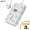 White, variant on RONY 16-Outlet 5 USB Port Surge Protector Power Strip, 3-Sided Plug Outlet Extender with 10ft Long Extension Cord, Black