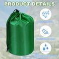 thumbnail image 3 of Uxcell Stuff Sacks, Waterproof Outdoor Storage Sack Portable Drawstring Dust Flap Bag for Camping Green, 3 of 7