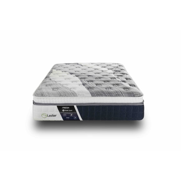 Lester Fresh Colchón Individual Tela Fibras Frías - Memory Foam con Gel Frío Infusionado - Duerme Fresco - Firmeza Media/Alta