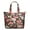 Rose-gold-1, variant on Aesthetic Floral Design Weekender Bag, Large Capacity Carry-On Tote with Secure Zipper Closure for Women