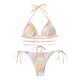 thumbnail image 1 of Traje de baño de bikini con cuello halter y estampado floral con almohadilla en el pecho para mujer sexy con tirantes divididos Fridja  nalpqowj58535, 1 of 7