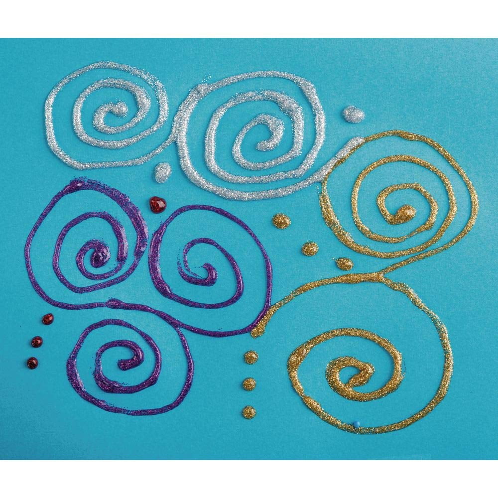 Colorations Glitter Glue - Set of 6