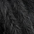 thumbnail image 2 of Night Black High Pile Faux Fur Knit, Fabric By the Yard, 2 of 3
