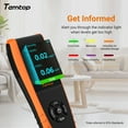 thumbnail image 6 of Temtop Air Quality Monitor LKC-1000S+ 2nd PM2.5 PM10 Formaldehyde Temperature and Humidity TVOC AQI Tester Indoor Outdoor Air Pollution Detector w/ Data Export, 6 of 8