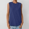thumbnail image 5 of Womens Summer Pleated Tank Top Sleeveless Crewneck Business Casual Loose Tops Shirts 2026 Fashion Clothes Outfits, 5 of 6