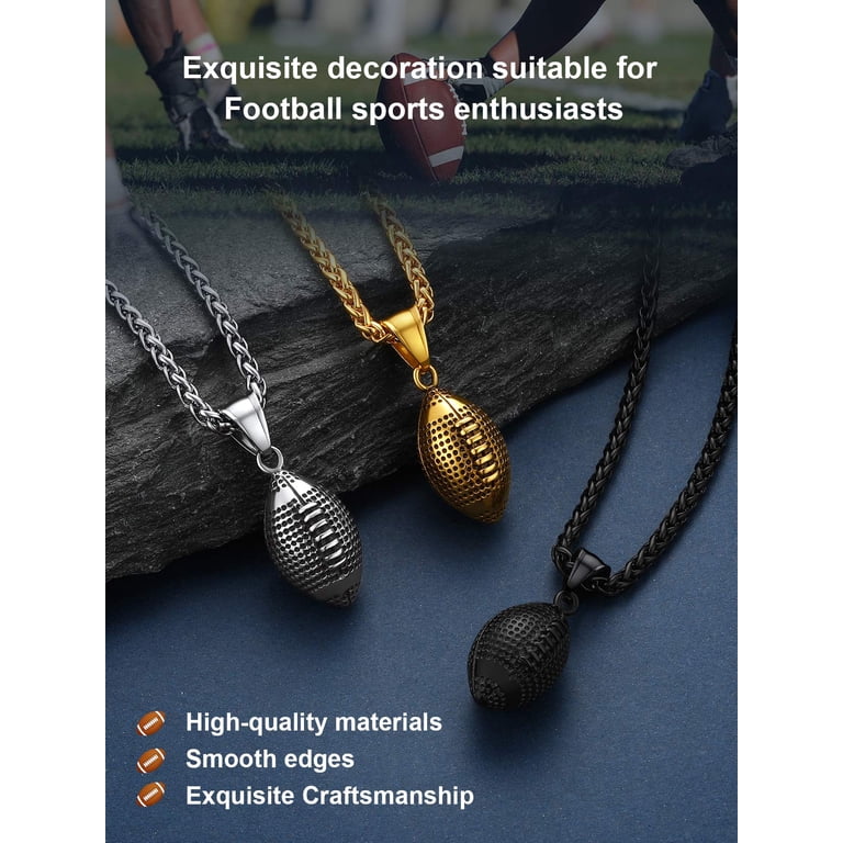 ChainsProMax Football Pendant Necklace for Men photo 5