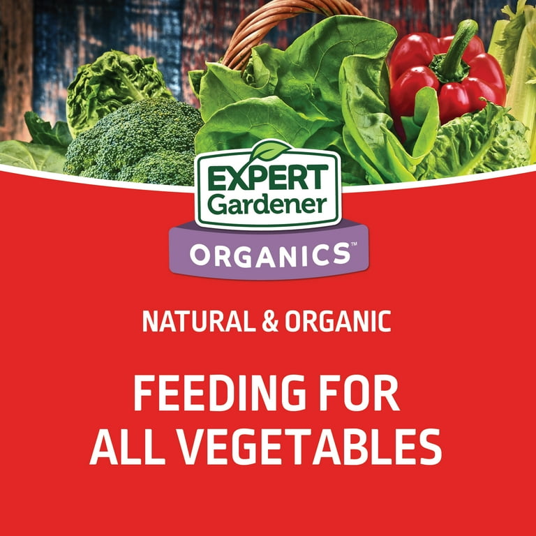 Expert Gardener Organics Vegetable & Tomato Food, 8 lb Fertilizer