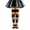 Black, variant on Kids Halloween Colorful Striped Over‑the‑Knee Socks,6‑12 Years