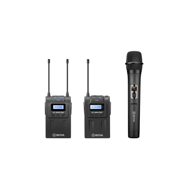 Micrófono Inalámbrico Boya BY-WM8 PRO-K4 Doble Canal UHD Negro