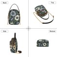 thumbnail image 3 of FORMRS Crossbody Bag for Women Quilted Travel Shoulder Cell Phone Purse with Chain Strap Handbag, Dark Floral, 3 of 7