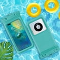 thumbnail image 6 of VANLOFE Universal Waterproof Phone Pouch IPX8 Waterproof Phone Case for Beach Underwater Cellphone Dry Bag with Lanyard Fits All Phones Up To 7.2IN, 6 of 8
