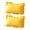 Size:30x50cm Color:yellow, variant on 2 Pack Ruffled Pillow with Cotton and Concealed Zippered