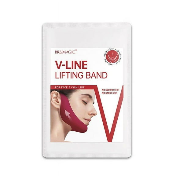 HHBEAUTY V Line Lifting Mask, V Shaping Face Masks, Hydrogel Collagen Mask with Aloe Vera, Neck Tightening Tape Patch Jawline Contour Firming Band, Double Chin Reducer Face Full of Vitality