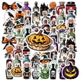 thumbnail image 3 of 35pcs-100pcs Spooky Halloween Stickers Gothic Skull Stickers Potion Stickers for Notebooks Laptops Suitcases, 3 of 9