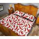 thumbnail image 4 of Juego de cama edredón con estampado de chile rojo, 4 of 5