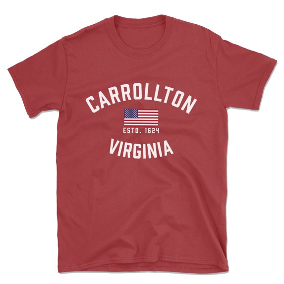 Carrollton Virginia Patriot Men's Cotton T-Shirt