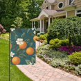thumbnail image 2 of Yayeee Garden Flag 28" x 40" Double Sided Outdoor Yard Lawn Holiday Decorations, Retro Floral Orange, 2 of 6