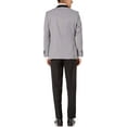 thumbnail image 3 of Adam Baker Men's Slim Fit One Button Satin Shawl Collar Tuxedo Suit Set - Colors, 3 of 5