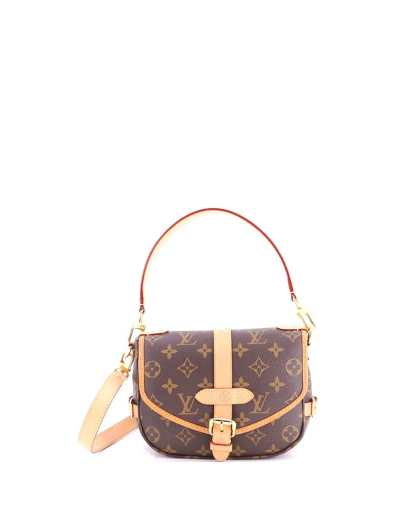Pre-Owned Saumur Handbag Monogram Canvas BB By Rebag