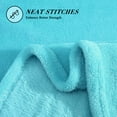 thumbnail image 3 of Howarmer Large Azure Fleece Throw Blankets, Twin Size Soft Fuzzy Blanket for Women Men and s, All Season Lightweight Microfiber Fluffy Blanket, 60 x 80 inch, 3 of 7