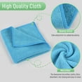 thumbnail image 5 of 20 Pack Microfiber Cleaning Cloth, 12"×12" Microfiber Towels for Cars, Dusting Cloth Cleaning Rags for House, Kitchen, Window, Workshops, Cleaning Supplies, 5 Colors, 5 of 8