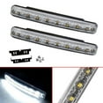 thumbnail image 5 of 2Pcs 8 LED Daytime Running Lights Car Driving DRL Fog Lamp Light White Bright 12V, 5 of 11