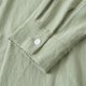 thumbnail image 4 of pstuiky camisa de manga larga para hombre, Camisa de lino con bolsillo y solapa con botones y manga larga de color liso para hombre Tops de talla grande para hombre xl, 4 of 8