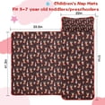 thumbnail image 5 of Dark Christmas Animal Pattern Toddler Nap Mats for Kids Preschool,51"x22" Sleeping Mat Bag or Kids,Toddler Sleeping Bag,Toddler Nap Mat or Daycare, 5 of 6