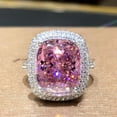 thumbnail image 2 of LINXIQIN Classic Cocktail Bridal For Women For Her Dazzling Shiny AAA Zircon Cubic Zirconia Ring Elegant Gift With Gift Packaging, 2 of 10