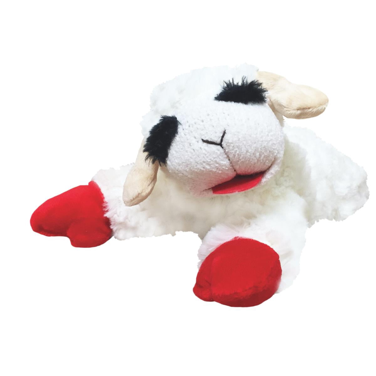 Lamb Chop Dog Toy Soft Plush Squeaker Classic TV Puppet Character Choose Size (Jumbo - 24")
