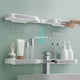 thumbnail image 5 of Estantería autoadhesiva para inodoro con 3 estantes, organizador de baño sin taladros para espacios pequeños, estantería de pared blanca Aestivo | Gris | AESTIVO, 5 of 6